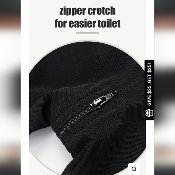 Shapellx Air Slim Bonded Waist & Peach Pop Bodysuit 3X - Picture 3 of 8